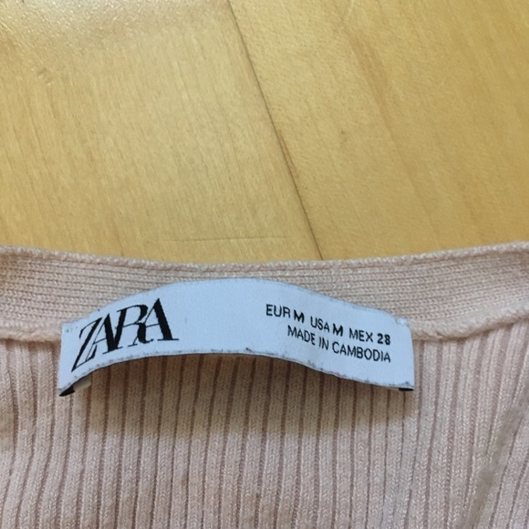 Zara short sleeve cardigan gold buttons - Picture 2 of 4